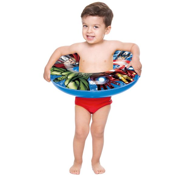 Acessórios de Praia e Piscina - Boia Redonda - Disney - Marvel - Avengers - Toyster