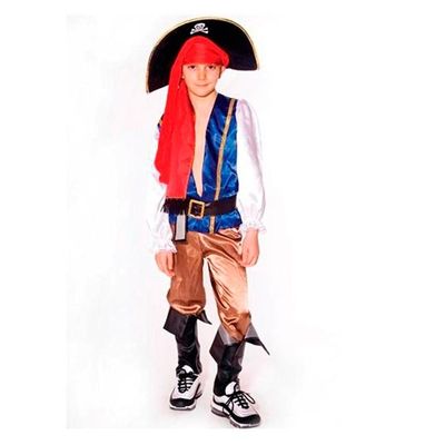 Fantasia de Capitão Pirata Infantil Meninos Completa