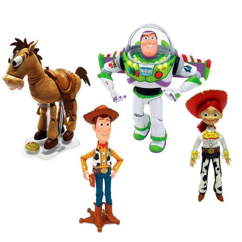 ead95090e6 Kit 4 Figuras - Disney-Pixar - Toy Story - Woody, Jesse e Buzz S...