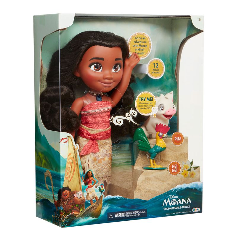 Boneca Articulada - 30 Cm - Disney - Moana Que Canta - Sunny - Ri Happy ...