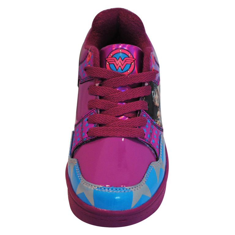 tenis de rodinha mulher maravilha