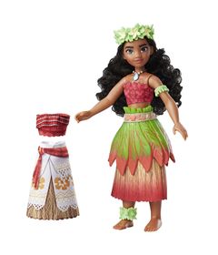 Boneca Moana Busto Disney Com Pente E Espelho + Maquiagem - Ri Happy