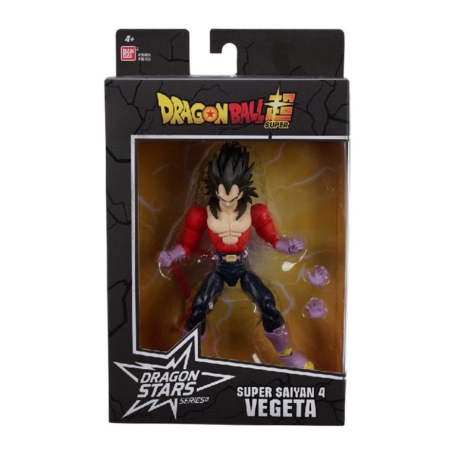 Boneco Articulado - Dragon Ball Super - Super Saiyan 4 Vegeta