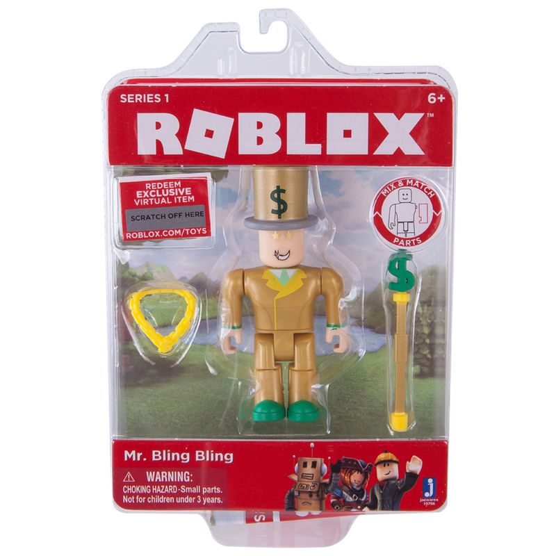 Boneco Articulado Roblox Mister Bling Bling Brinquedos