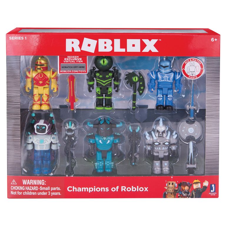 Conjunto De Bonecos Articulados Campeoes De Roblox Brinquedos