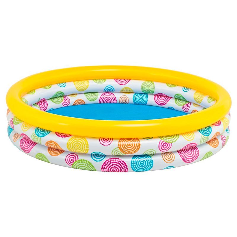 piscina redonda inflavel desenhos espirais intex