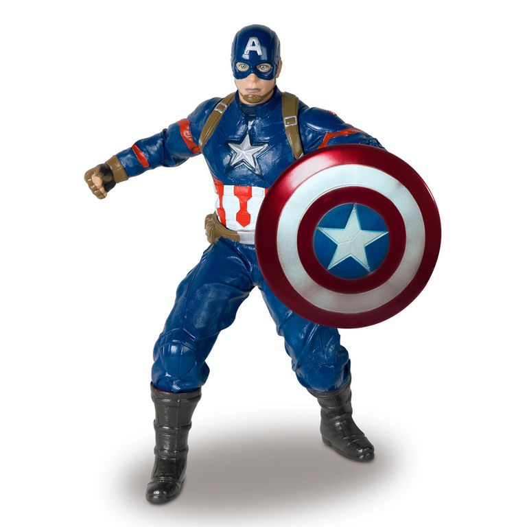 Boneco Articulado 50 Cm Marvel Avengers Capitao America Mimo Ri Happy Brinquedos