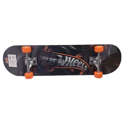 Skate com Acessórios - Hot Wheels - Preto e Laranja - Barão Toys Skate com Acessórios - Hot Wheels - Preto e Laranja - Barão Toys