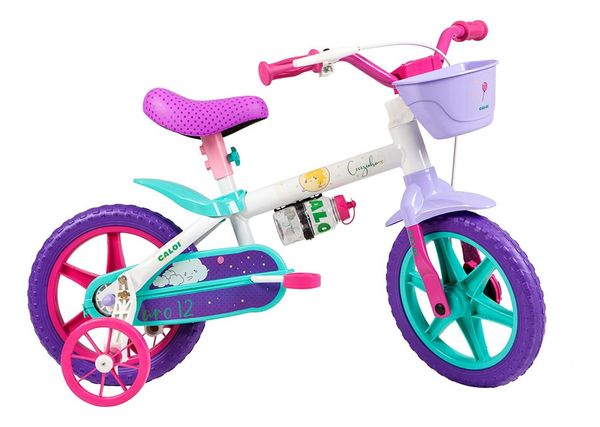 Bicicleta Aro 12 - Cecizinha - Branco - Caloi