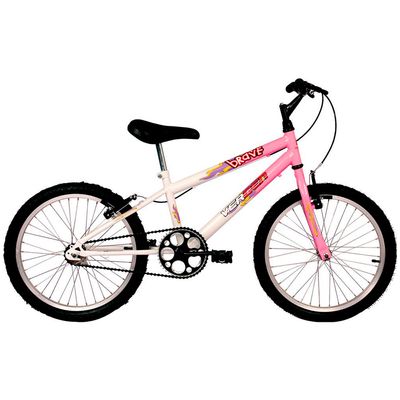 Bicicleta Infantil Aro 20 Breeze Branco E Pink Verden Bikes Pink