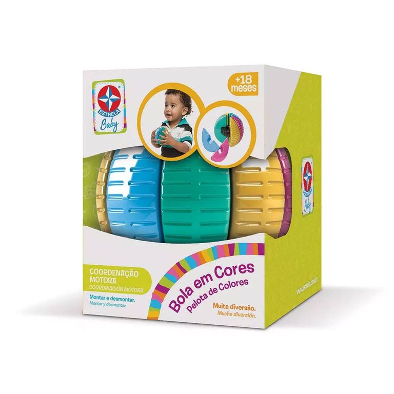 Bola em cores estrela baby Clearance