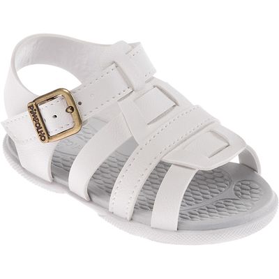 sandalia masculina branca