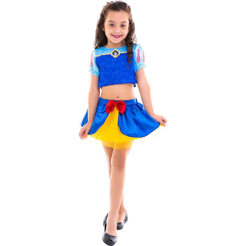 fantasia infantil de branca de neve