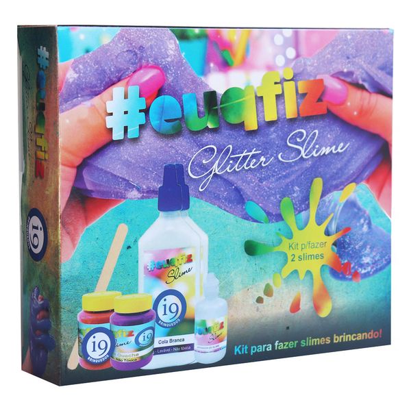 Slime Glitter - Kit 2 - EUQFIZ - i9 Brinquedos