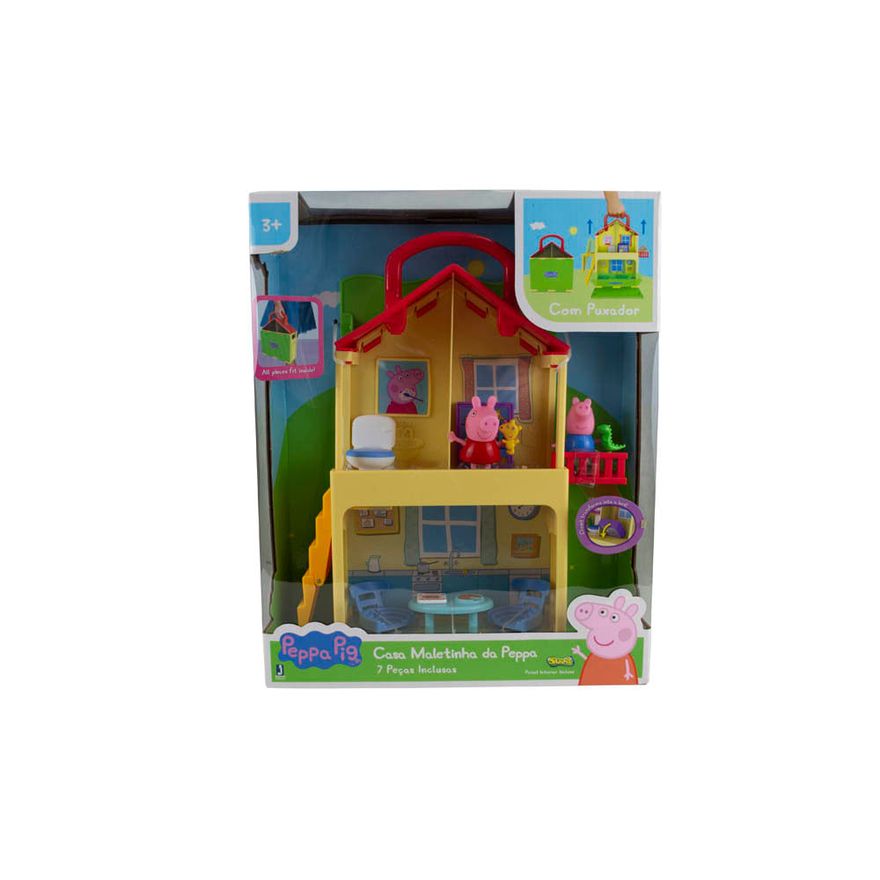 Playset com Mini Figuras - Casa da Peppa - Sala de Estar - Peppa Pig -  Sunny - superlegalbrinquedos