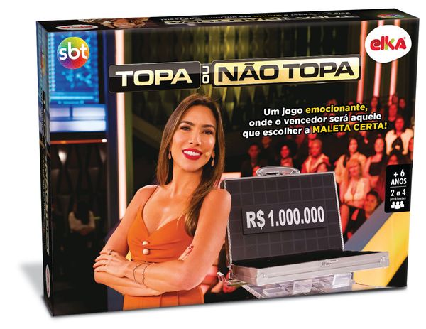 Jogo De Tabuleiro - Topa Ou Não Topa - Sbt - Elka