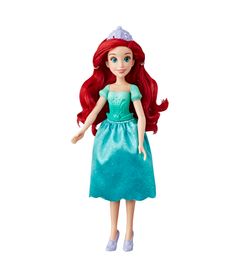 Boneca de Vinil - Disney - Princesas - Baby Ariel Luxo - Vestidos sortidos  - 30 cm - Mimo - Ri Happy