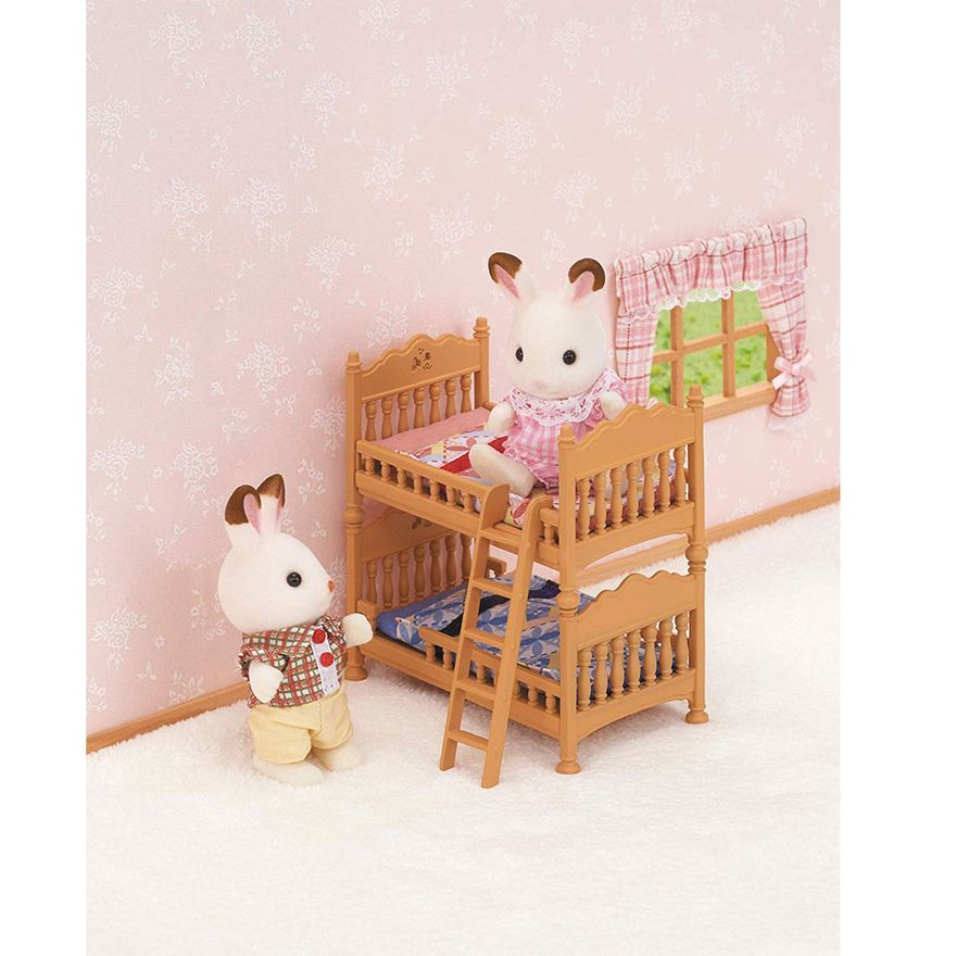 Conjunto Quarto Infantil 15 Pecas Sylvanian Families Epoch Ri Happy Brinquedos