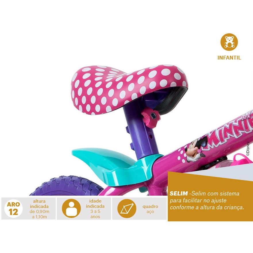 Bicicleta niña discount aro 12 minnie