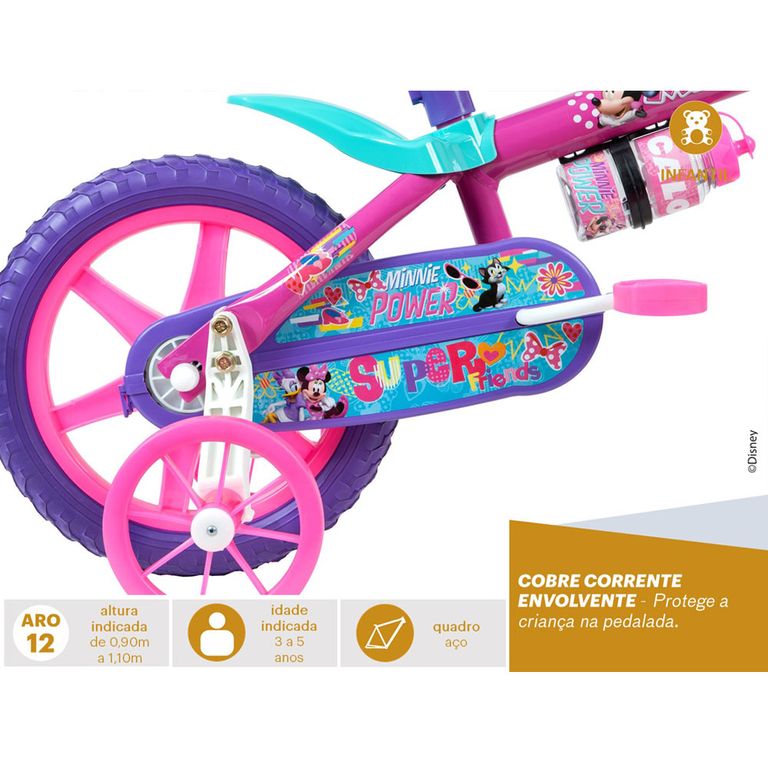 Bicicleta caloi minnie aro 12 Clearance