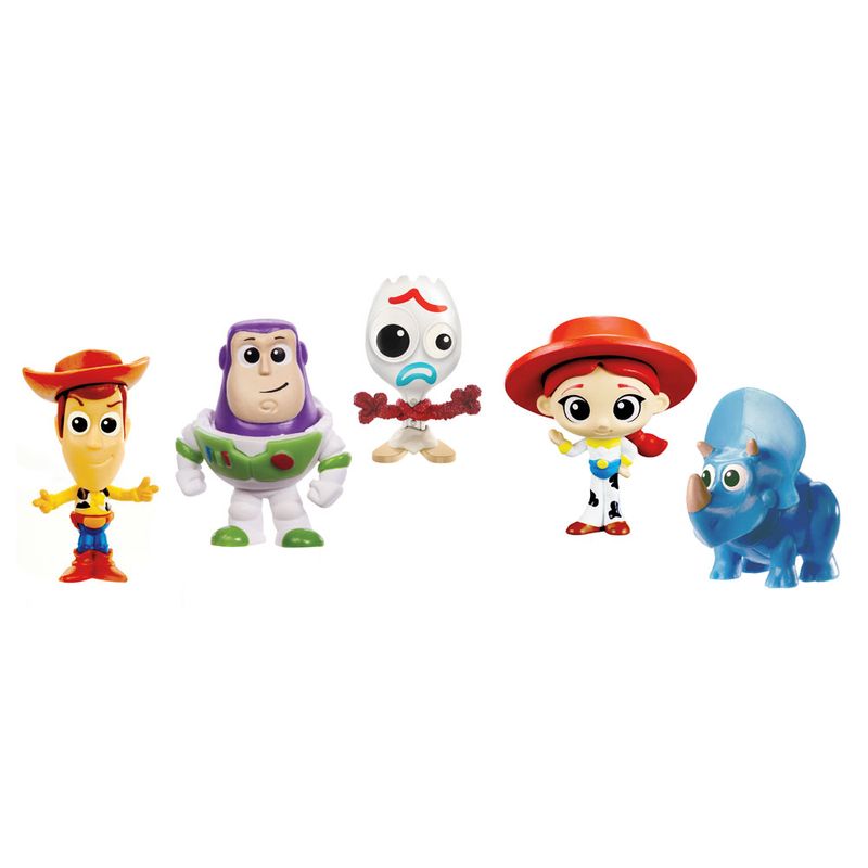 Kit Conjunto 5 Bonecos Toy Story Disney - Woody E Sua Turma