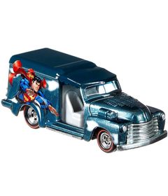 EXCLUSIVO Carrinho - Hot Wheels - DC Comics - Batman - Batmóvel - Preto  Detalhe Azul - Mattel