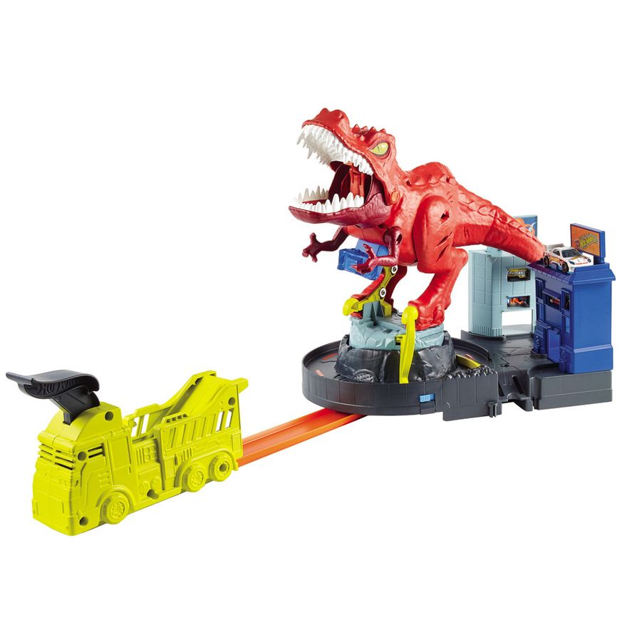 Pista de Percurso - Hot Wheels City - Lançadores Nemesis - Dinossauro T -  Rex - Mattel - Ri Happy