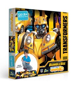 Quebra-Cabeca-Grandao---120-Pecas---Transformers---Bumblebee---Toyster