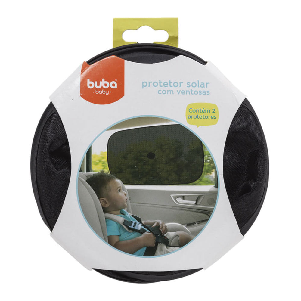 Primeira vez do bebê na praia: dicas para aproveitar o passeio 2 prot solar car vent 2un buba 10503 Frente