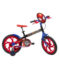 Bicicleta-ARO-16---Disney---Marvel---Spider-Man---Preta---Caloi