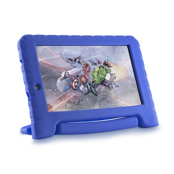 Tablet Multilaser Disney Vingadores Plus Wifi 8Gb Android 7 Dual Câmera Azul - NB280 NB280