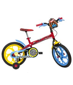 Bicicleta-Aro-16-Hotweels-Preto-e-Vermelho-Caloi_Frente