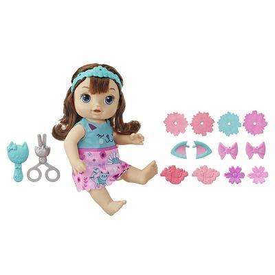 Boneca Baby Alive Corte De Cabelo Morena E5242 Hasbro Ri Happy Brinquedos