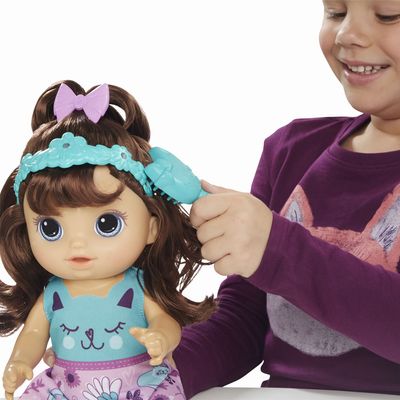 Boneca Baby Alive Corte De Cabelo Morena E5242 Hasbro Pbkids Mobile