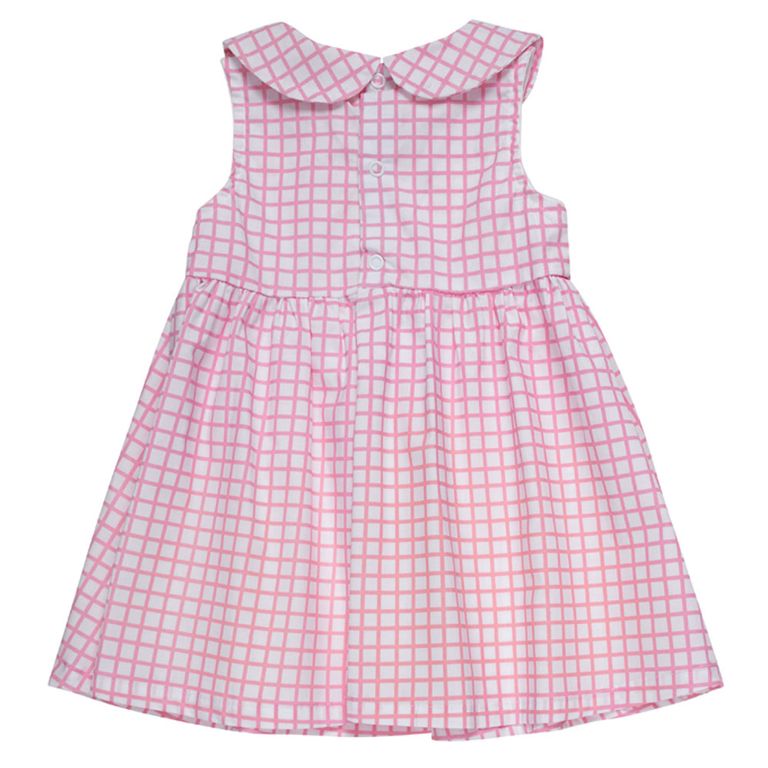 vestido quadriculado infantil