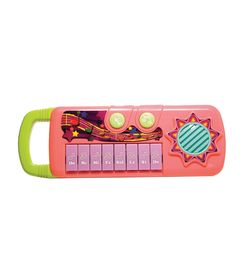 Piano e Teclado Musical Infantil Animal - Azul - Braskit - Ri Happy