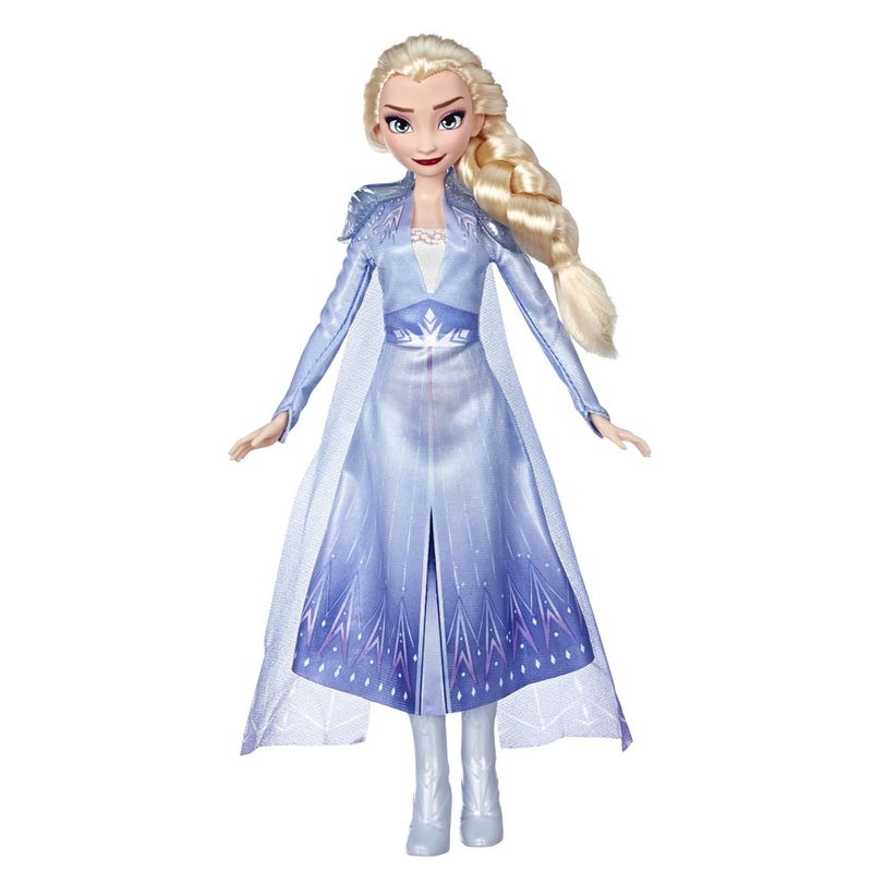 Boneca Frozen II Disney Elsa Passeio com Olaf com Acessórios