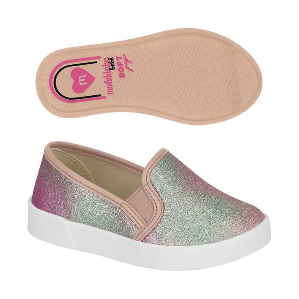 slip on molekinha glitter