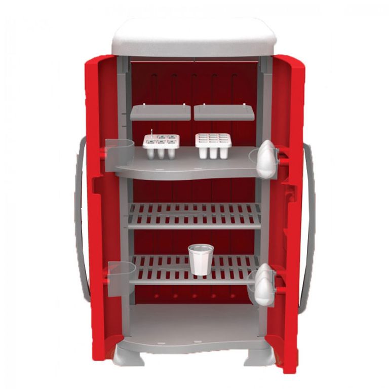 Geladeira infantil vermelha Clearance