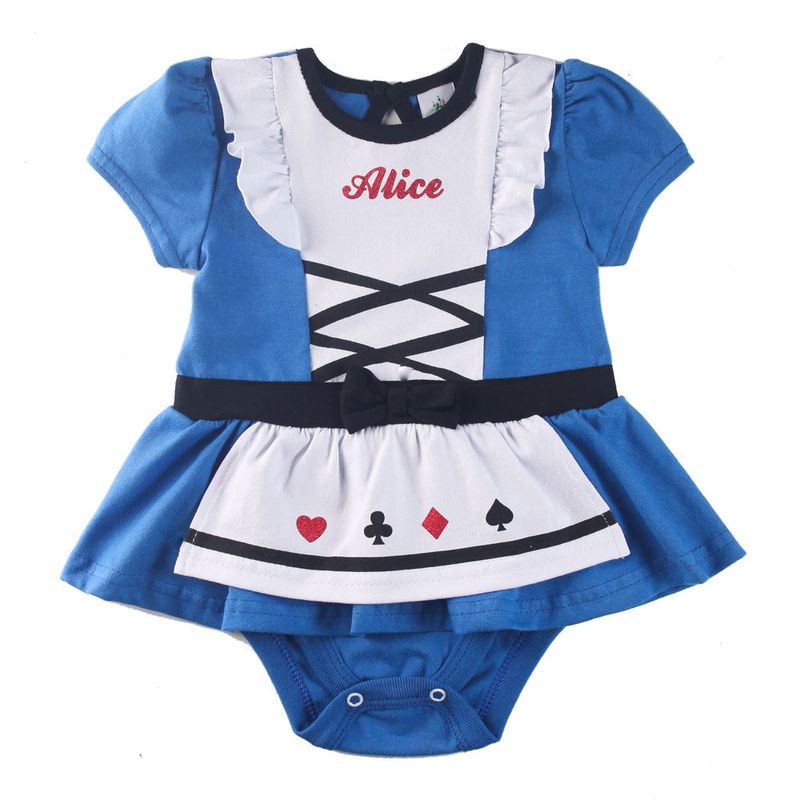 roupa de alice no pais das maravilhas para bebe