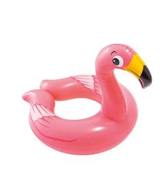 Acessorios-de-Praia-e-Piscina---Boia-com-Cabeca---Baby-Zoo---Flamingo---New-Toys