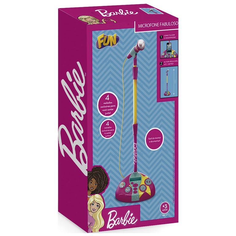 Microfone da barbie ri happy Clearance
