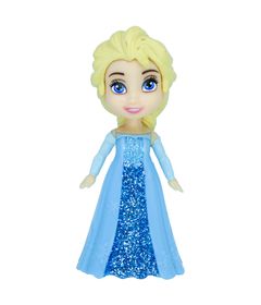 Mini-Boneca-Articulada---15-Cm---Disney---Frozen---Elsa-Vestido-Turquesa---Mimo_Frente