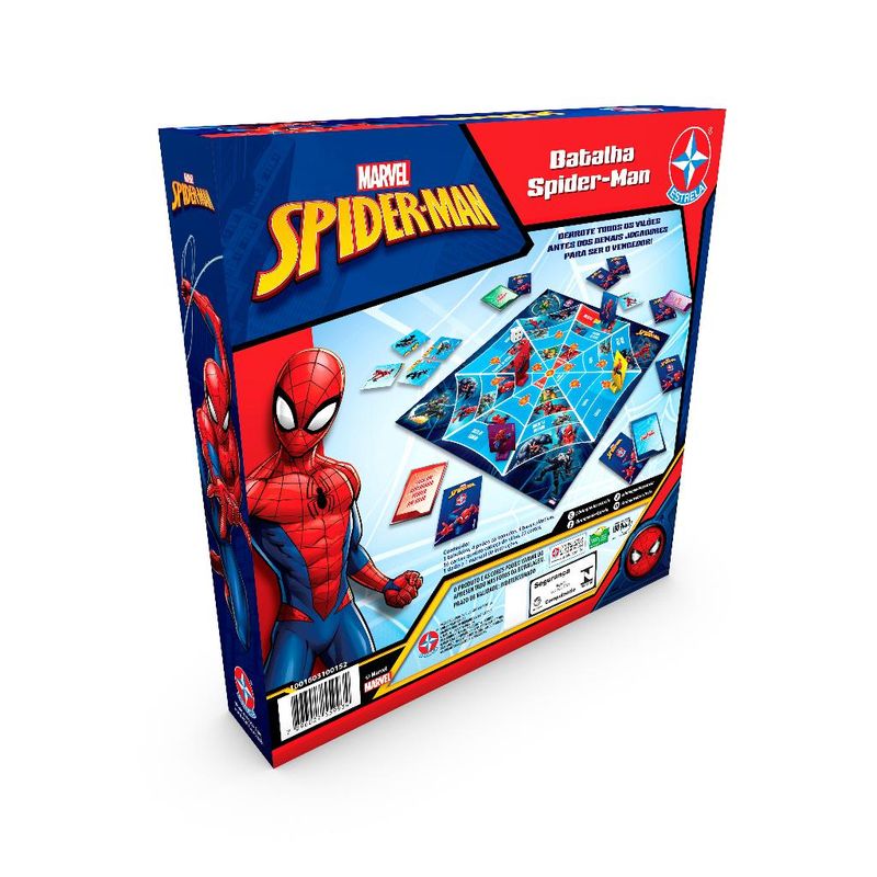 Jogo de Cartas - Batalha - Marvel - Spiderman - 2 a 4 Jogadores