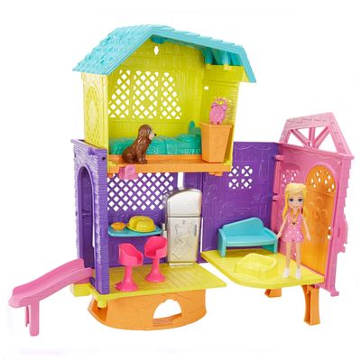 Playset e Mini Boneca - 25 Cm - Polly Pocket - Club House da Polly