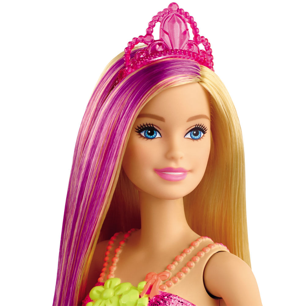 barbie dreamtopia vestido brilhante