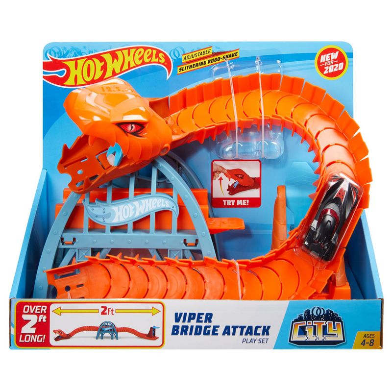 Pista Hot Wheels - Ponte de Cobra - Mattel - PBKIDS Mobile