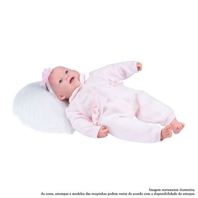 Boneca Bebe Ninos Reborn Menino Com Dente Cotiplas - Ri Happy