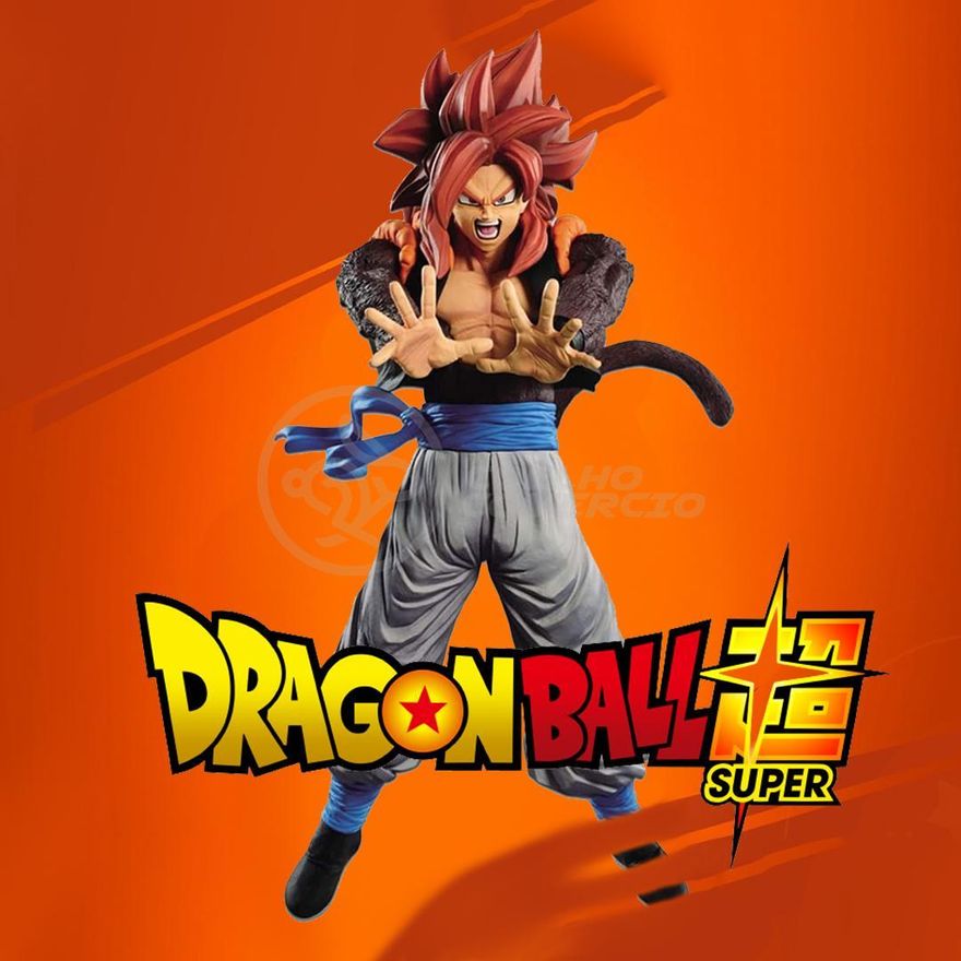 Boneco Dragon Ball - Goku S Saiyajin 4 - Dokkan - Banpresto - Ri Happy