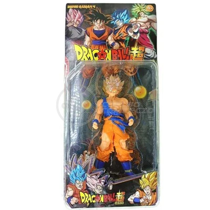 Action Figure Goku Super Sayajin 2 Dragon Ball Z 20Cm Nº3 - Ri Happy